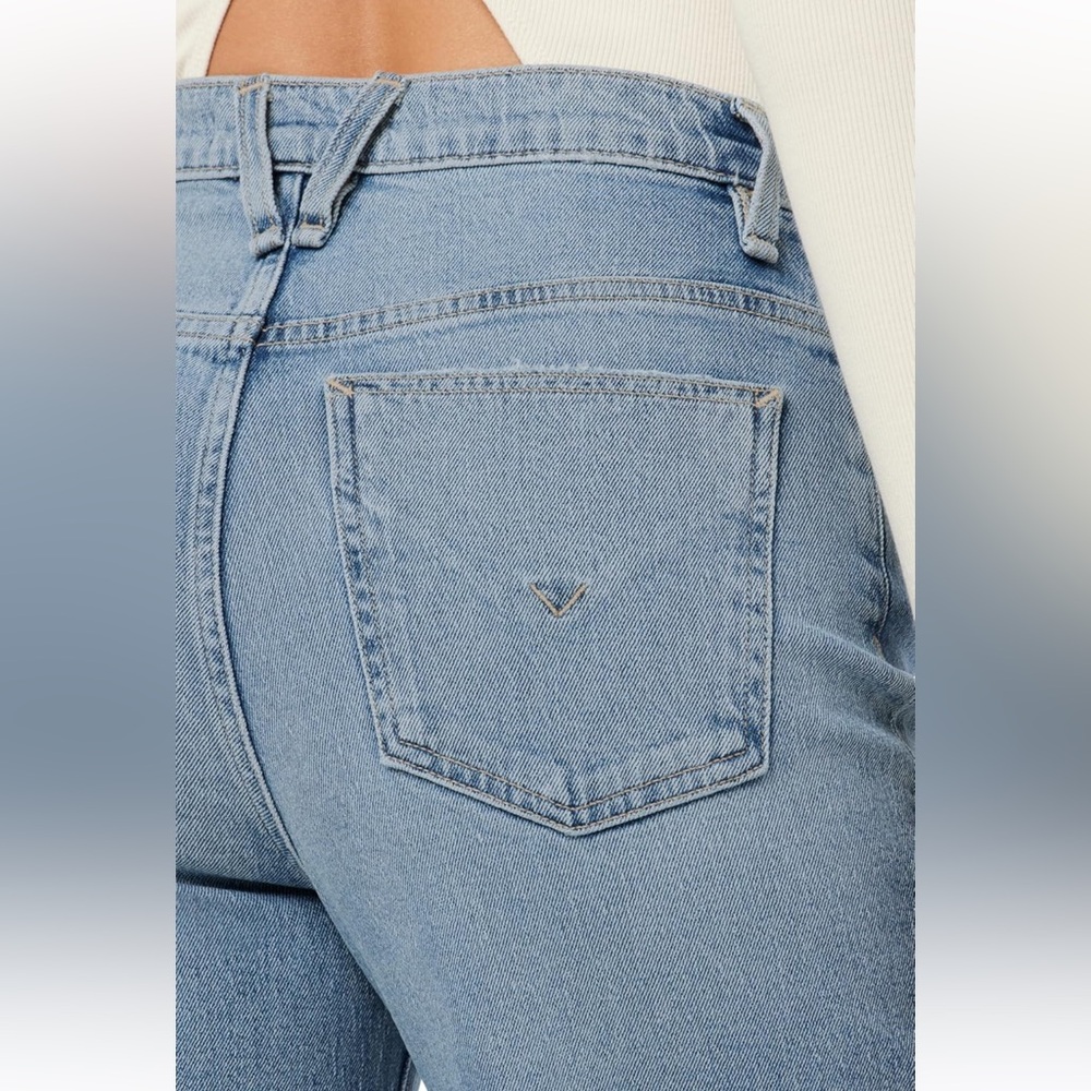 NWT Hudson Size 26 Women's James High Rise Wide Leg Jeans: Caribbean Breeze - Picture 2 of 16